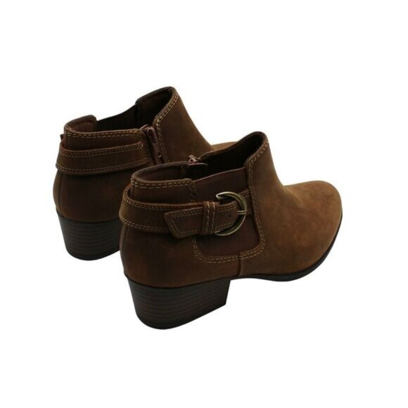 Clarks Womens Adreena Field Leather Stretch Booties - Picture 6 of 8